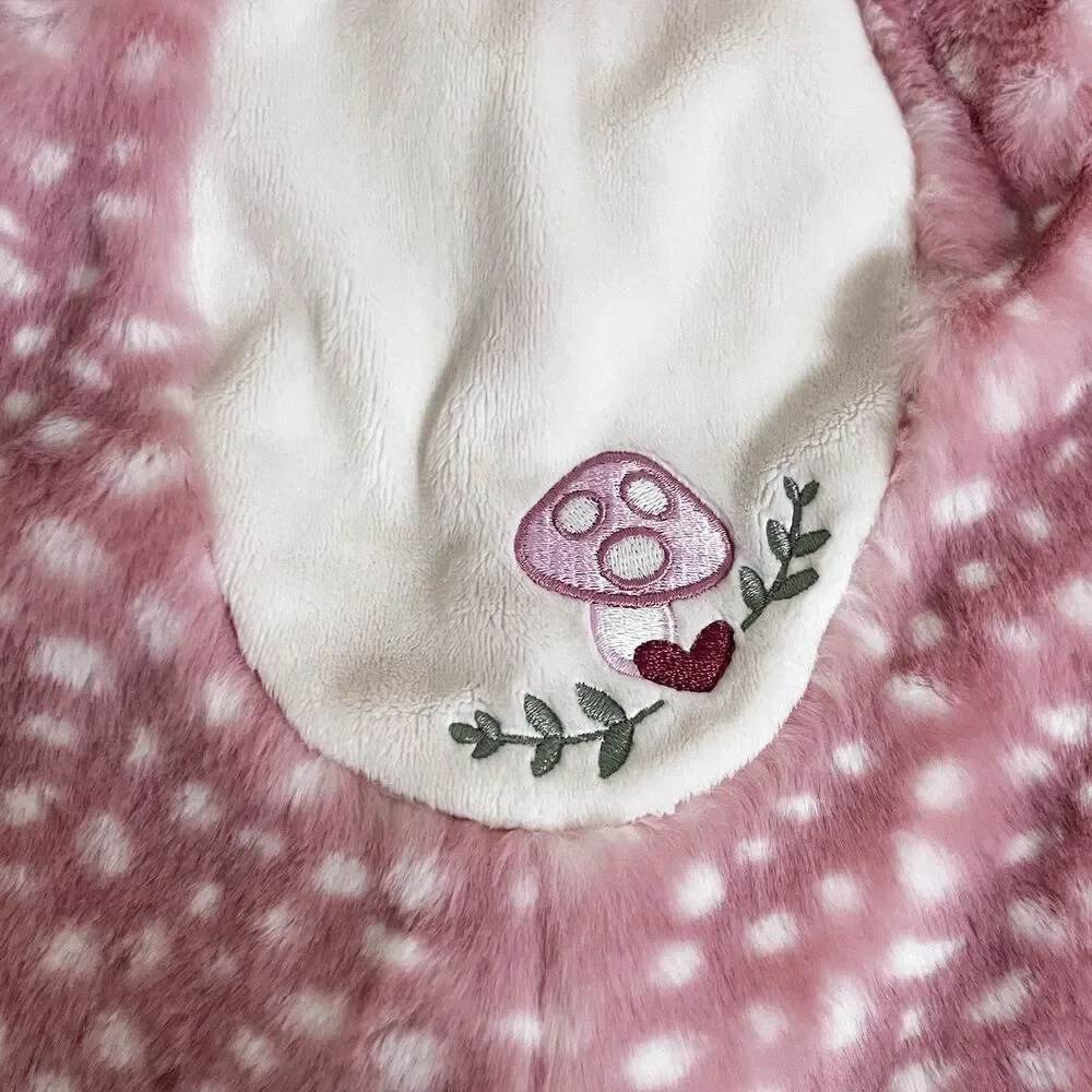 Douglas Baby Cuddle Toys Farrah Pink Fawn Sshlumpie Security Blanket Lovey 17
